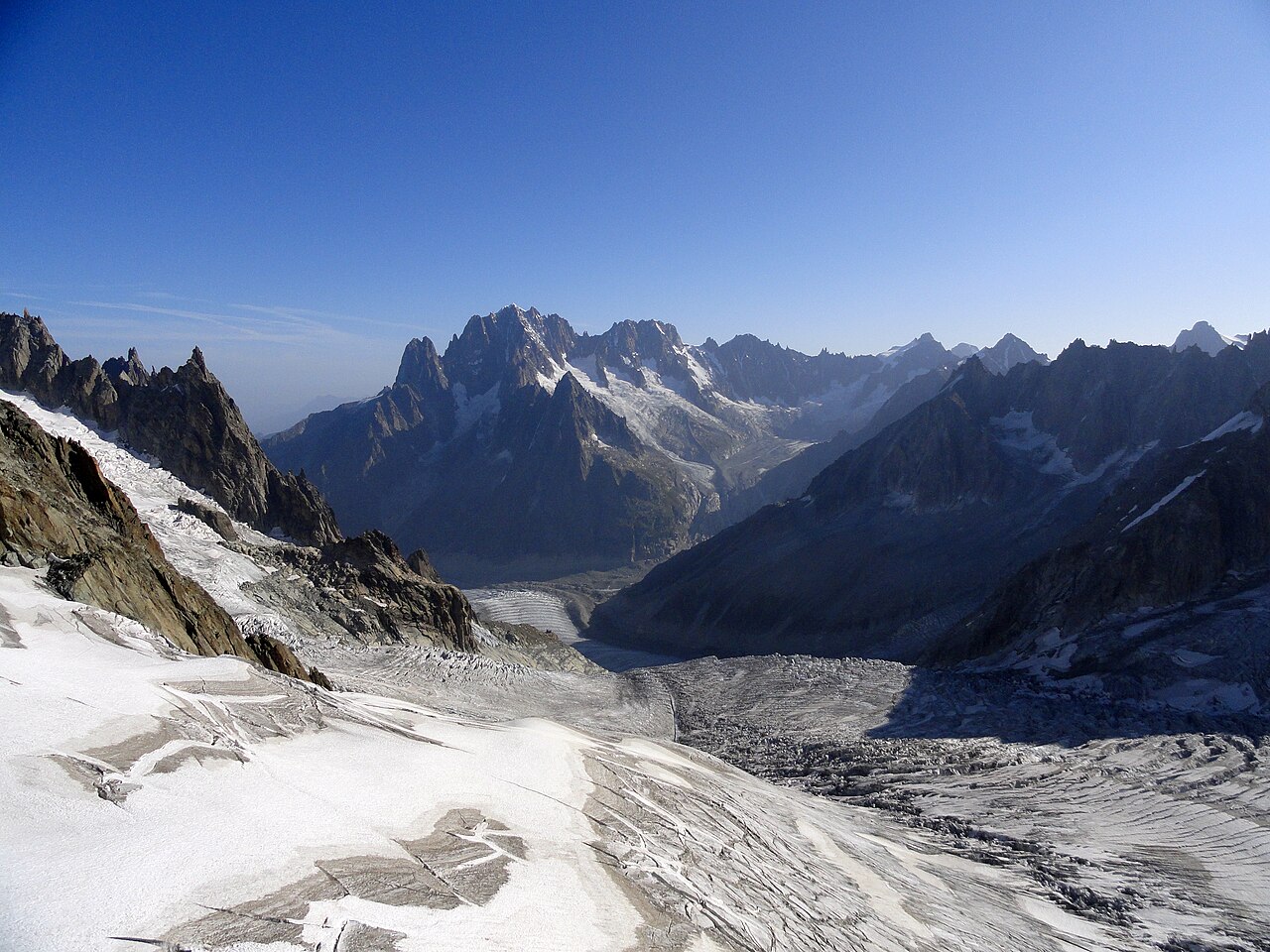 Φωτογραφία παγετώνα MER DE GLACE