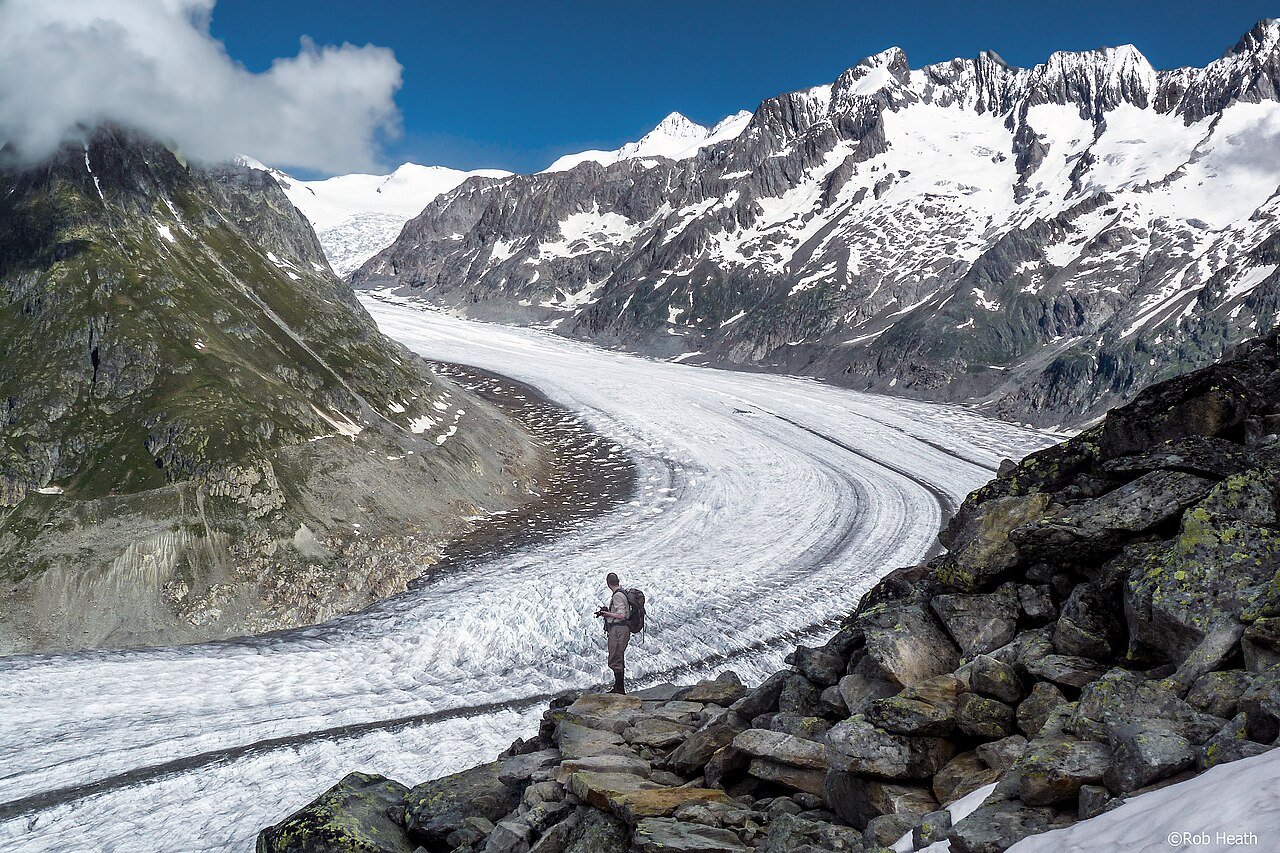 Φωτογραφία παγετώνα GROSSER ALETSCH