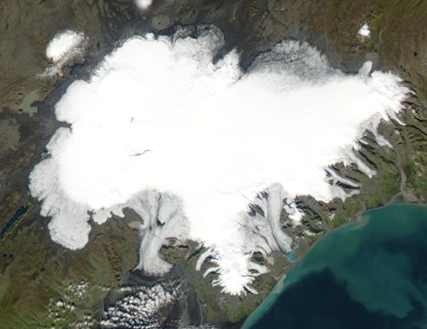 Φωτογραφία παγετώνα VATNAJOKULL