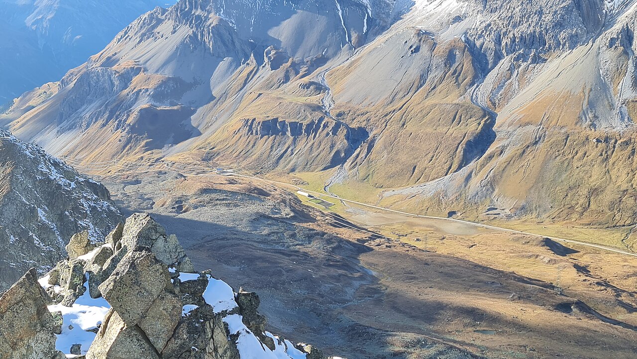 Albula Pass from Crasta Mora