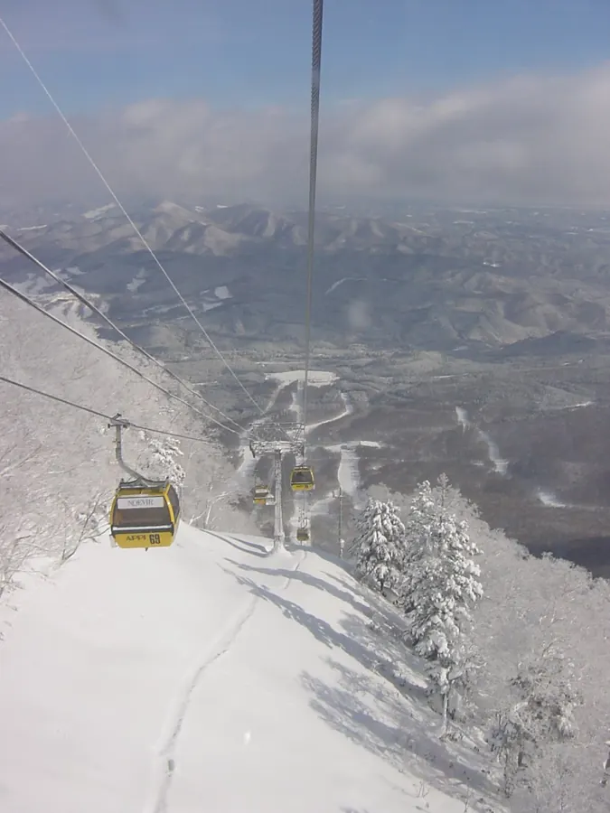 Appi Kogen Ski Resort from Sailer Gondola