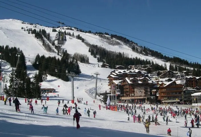 La station de sports d'hiver de Courchevel 1850, Savoie