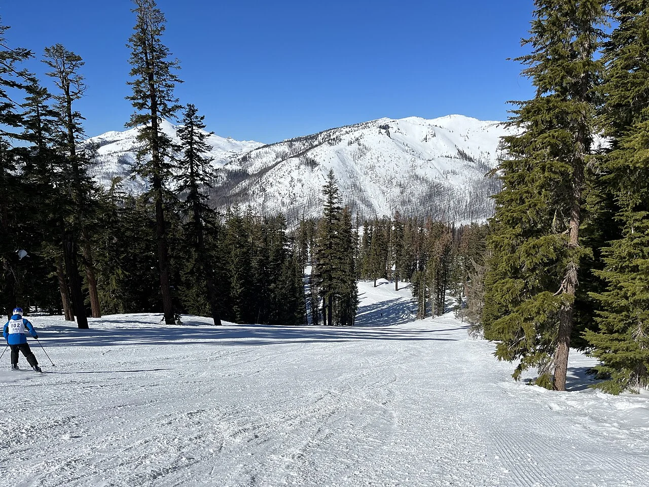 View of the Sierra-at-Tahoe Ski Resort ski area