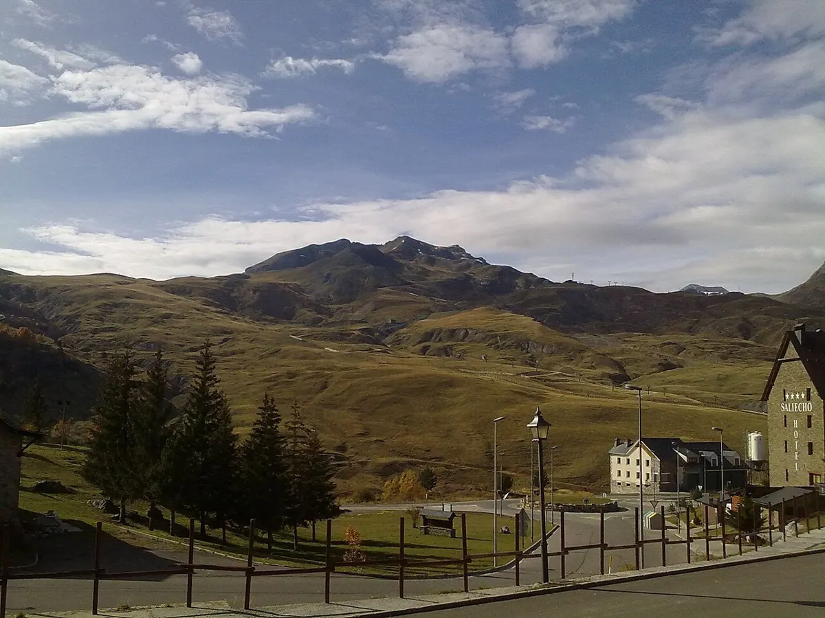 Summer landscape at the Formigal ski area, Spain