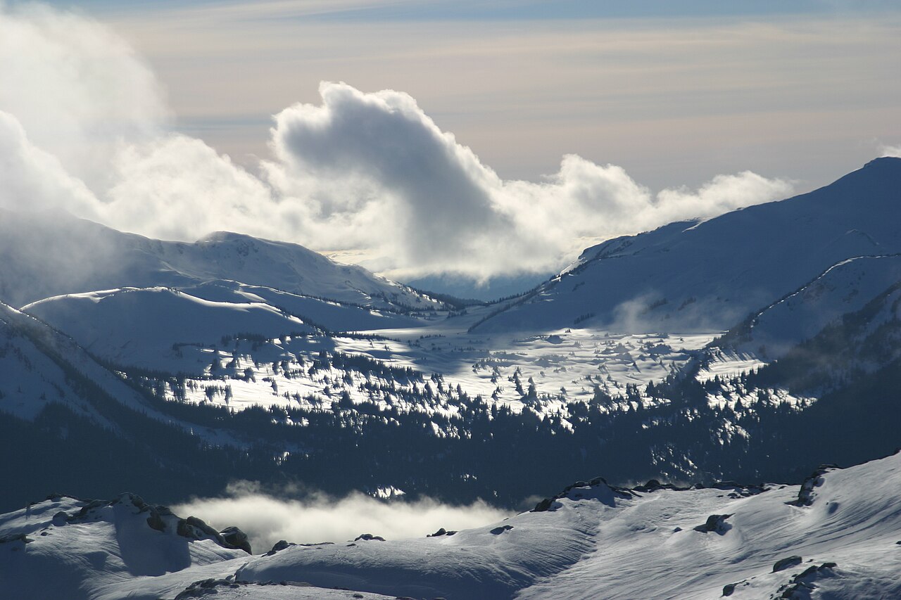 Θέα από το Whistler Mountain, Καναδάς