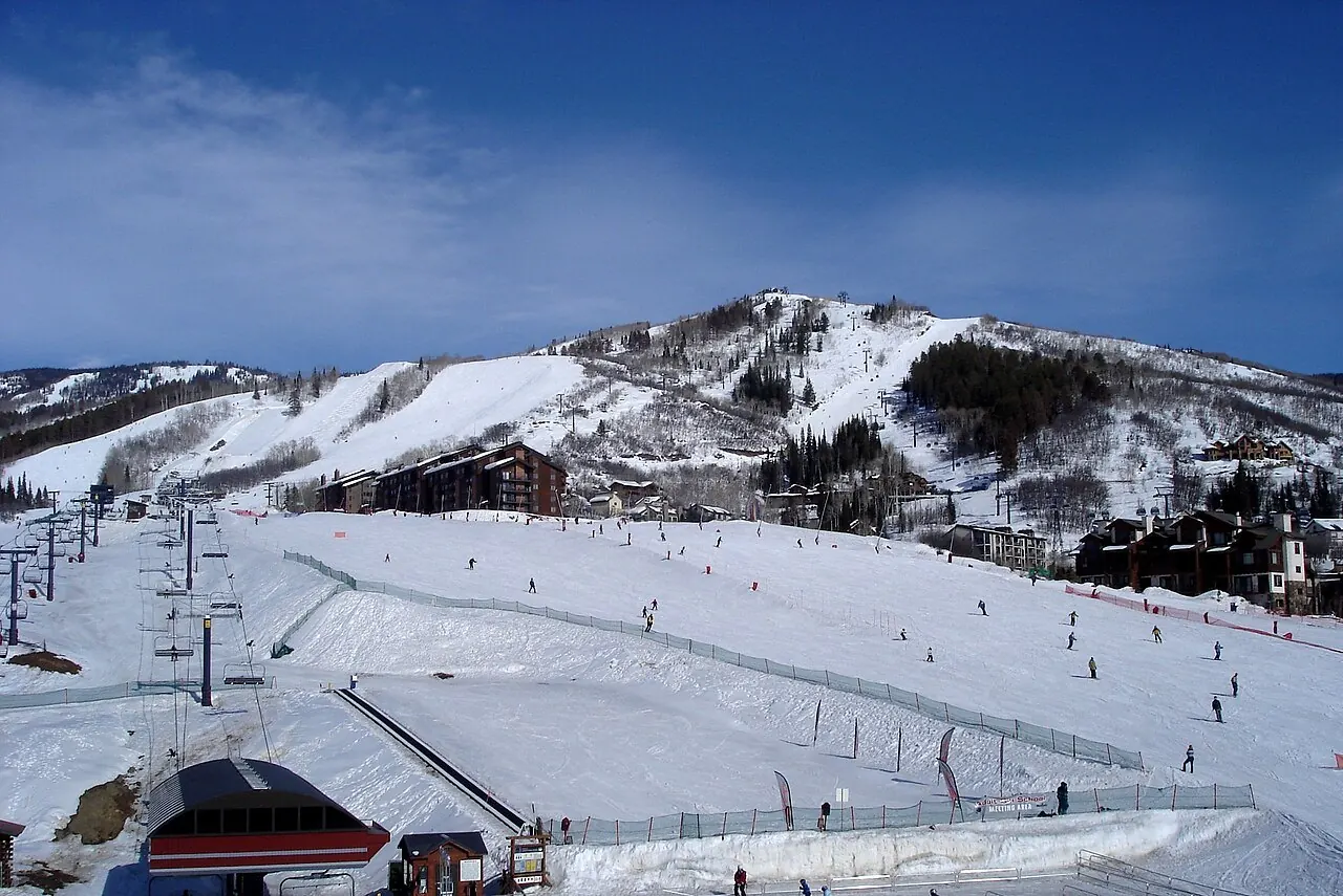 Steamboat springs ski resort, Colorado, USA