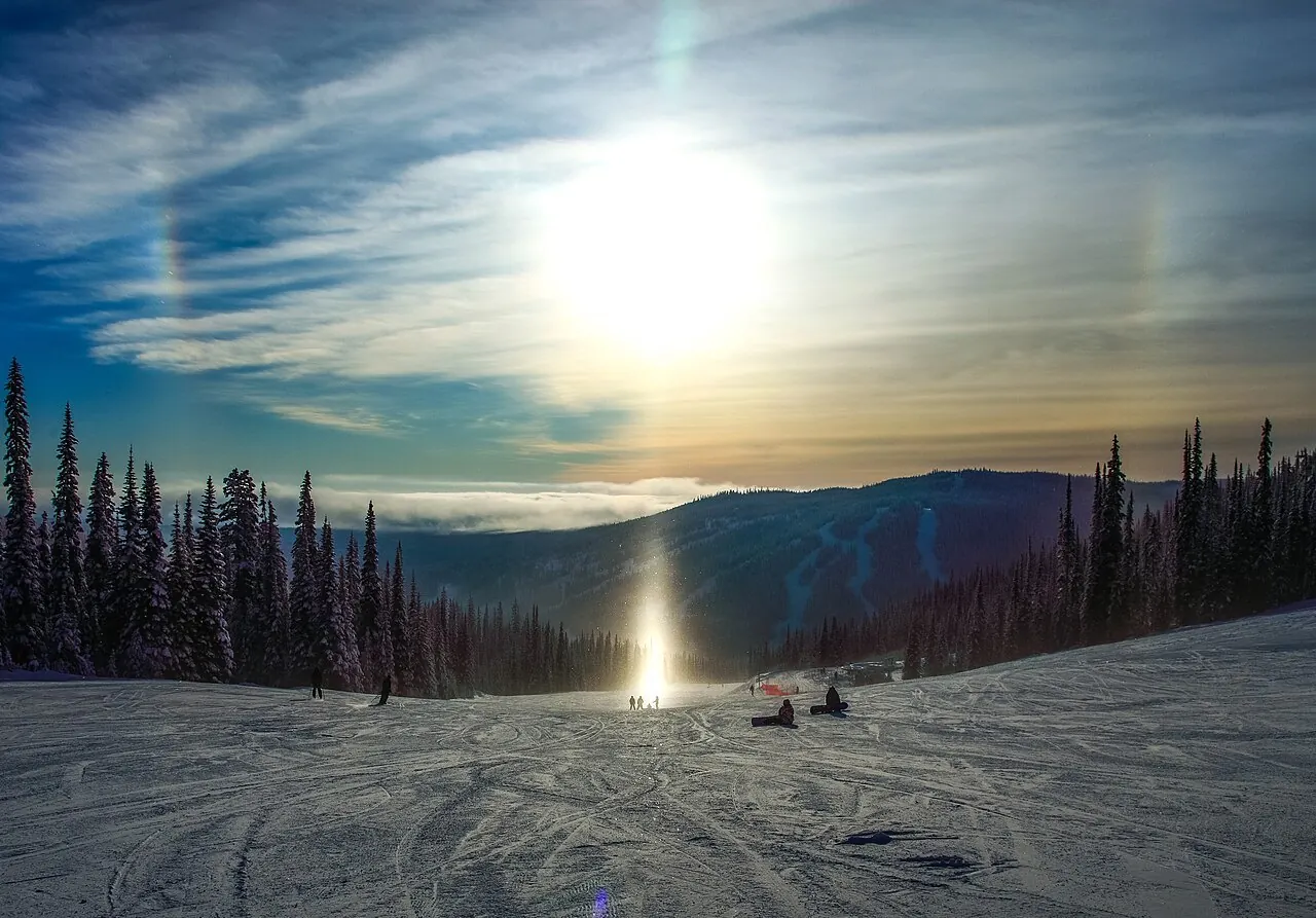 Sun Peaks Ski Resort...beware of the "sun dogs"