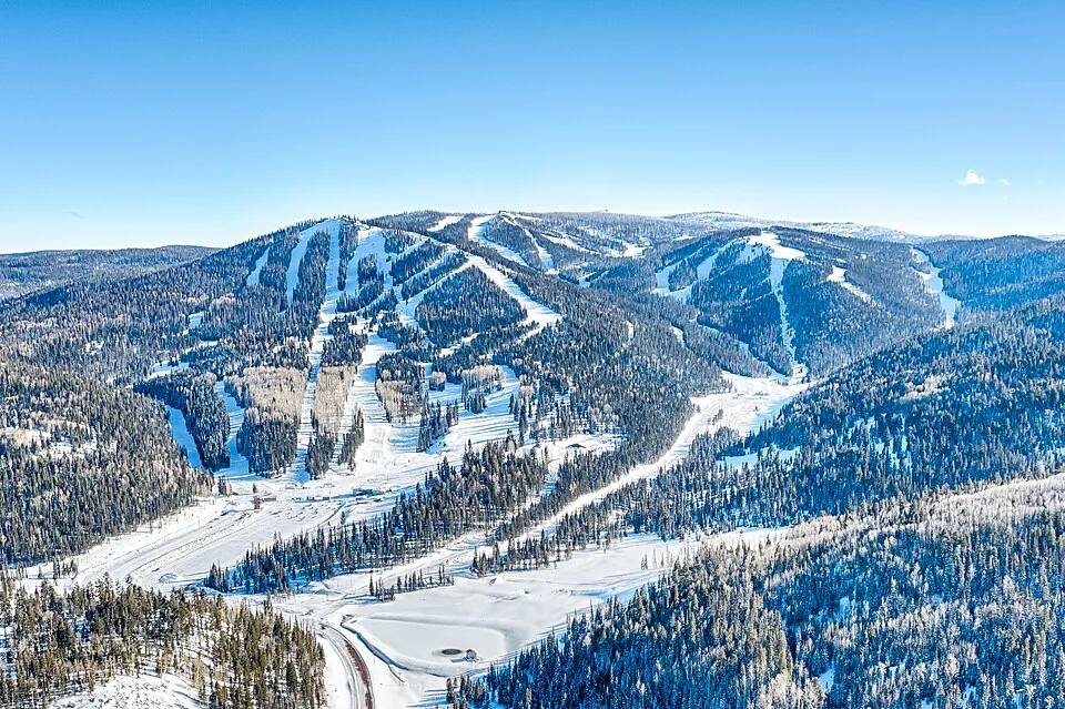 The three ski mountains of Sunrise Park Resort in Arizona.