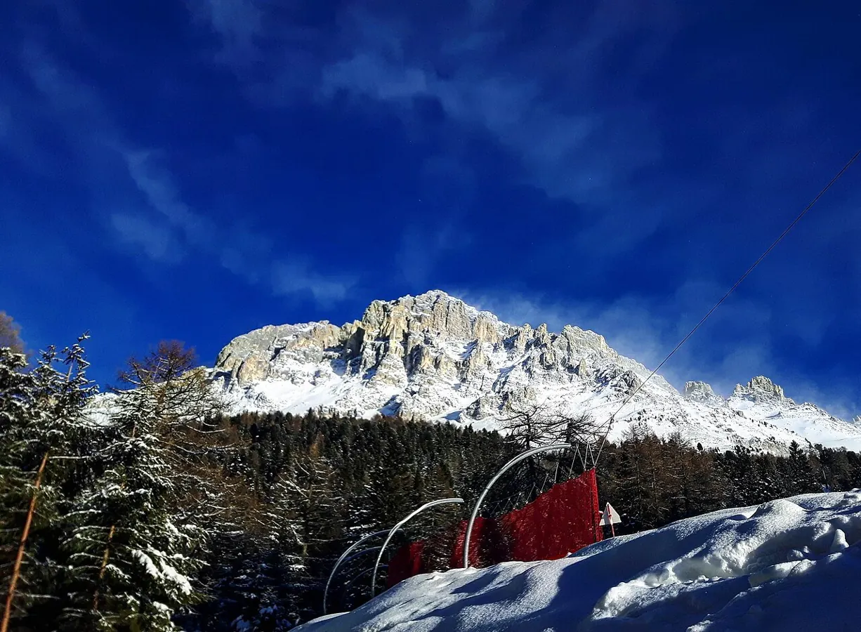 Obereggen in the Latemar ski area, Italy (wider destination area; not necessarily the ski slopes)